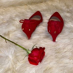RED SHOES 👠 PUMP 👠 COACH AND FOUR